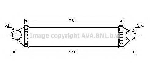 AVA QUALITY COOLING MSA4368 Інтеркулер