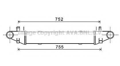 AVA QUALITY COOLING MSA4557 Інтеркулер