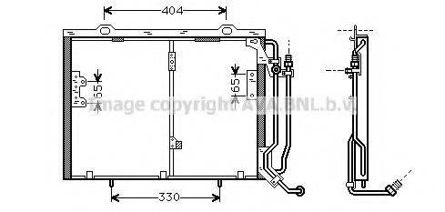 AVA QUALITY COOLING MSA5245 Конденсатор, кондиціонер