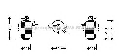 AVA QUALITY COOLING MSD007 Осушувач, кондиціонер