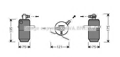 AVA QUALITY COOLING MSD293 Осушувач, кондиціонер