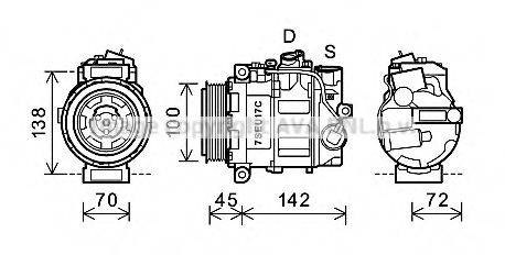 AVA QUALITY COOLING MSK613 Компресор, кондиціонер