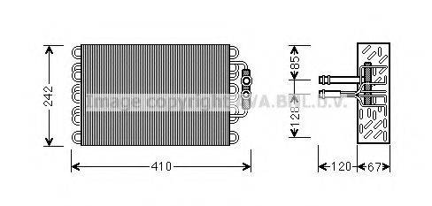 AVA QUALITY COOLING MSV542 Випарник, кондиціонер