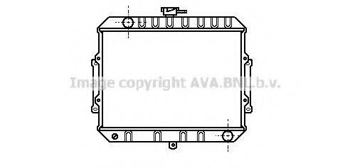 AVA QUALITY COOLING MT2008 Радіатор, охолодження двигуна