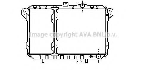 AVA QUALITY COOLING MT2035 Радіатор, охолодження двигуна