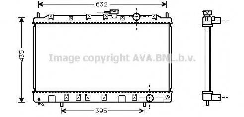 AVA QUALITY COOLING MT2130 Радіатор, охолодження двигуна