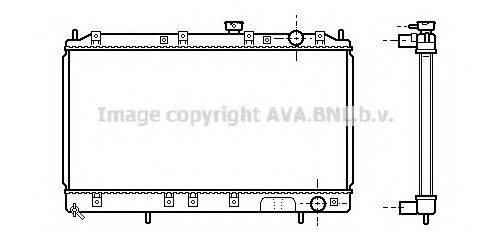 AVA QUALITY COOLING MT2141 Радіатор, охолодження двигуна