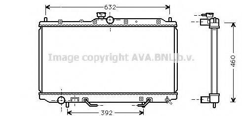 AVA QUALITY COOLING MT2153 Радіатор, охолодження двигуна