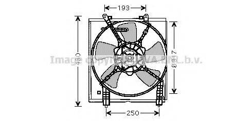 AVA QUALITY COOLING MT7517 Вентилятор, охолодження двигуна