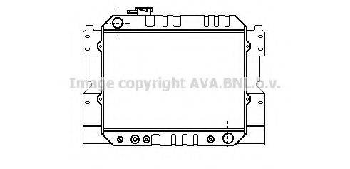 AVA QUALITY COOLING MZ2033 Радіатор, охолодження двигуна