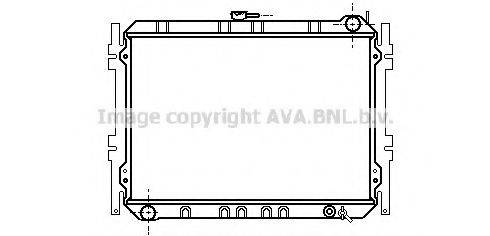 AVA QUALITY COOLING MZ2054 Радіатор, охолодження двигуна