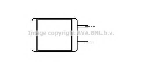 AVA QUALITY COOLING MZ6078 Теплообмінник, опалення салону