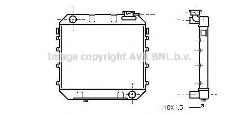 AVA QUALITY COOLING OL2003 Радіатор, охолодження двигуна