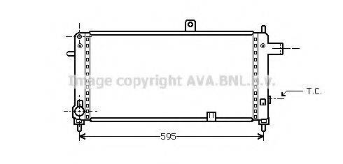 AVA QUALITY COOLING OL2054 Радіатор, охолодження двигуна