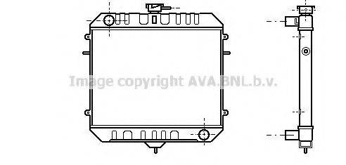 AVA QUALITY COOLING OL2075 Радіатор, охолодження двигуна