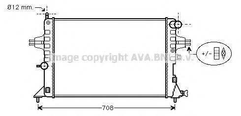 AVA QUALITY COOLING OL2296 Радіатор, охолодження двигуна