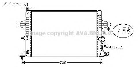 AVA QUALITY COOLING OL2440 Радіатор, охолодження двигуна