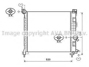 AVA QUALITY COOLING OL2561 Радіатор, охолодження двигуна