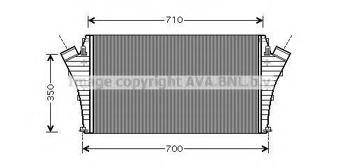 AVA QUALITY COOLING OL4360 Інтеркулер