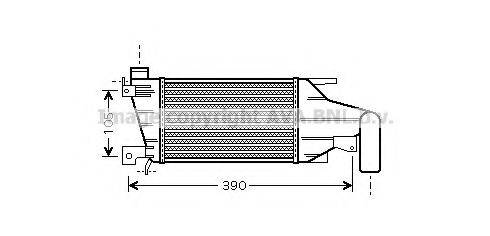 AVA QUALITY COOLING OL4417 Інтеркулер