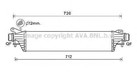 AVA QUALITY COOLING OL4663 Інтеркулер