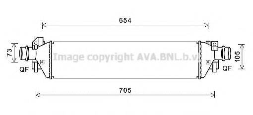 AVA QUALITY COOLING OL4664 Інтеркулер