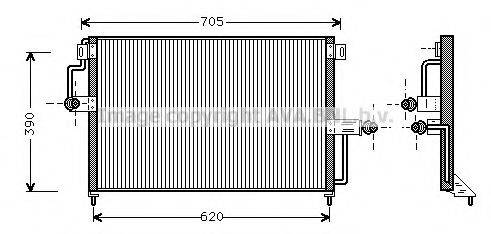 AVA QUALITY COOLING OL5227 Конденсатор, кондиціонер