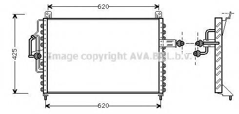 AVA QUALITY COOLING OL5238 Конденсатор, кондиціонер