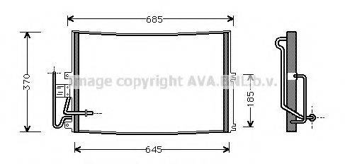 AVA QUALITY COOLING OL5274 Конденсатор, кондиціонер