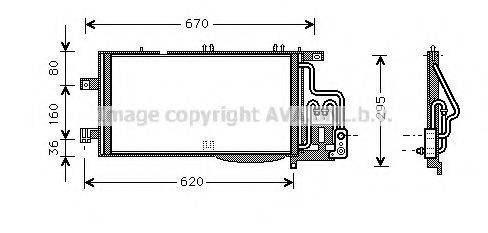 AVA QUALITY COOLING OL5310 Конденсатор, кондиціонер