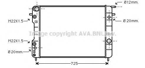 AVA QUALITY COOLING OLA2247 Радіатор, охолодження двигуна