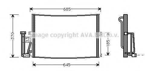 AVA QUALITY COOLING OLA5241 Конденсатор, кондиціонер