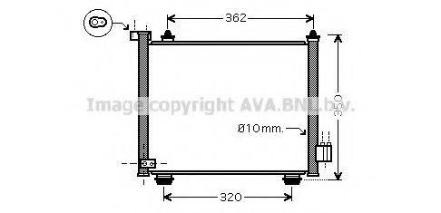 AVA QUALITY COOLING OLA5402 Конденсатор, кондиціонер