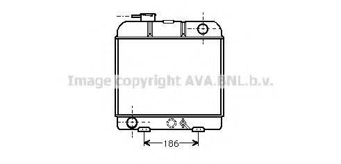 AVA QUALITY COOLING PE2008 Радіатор, охолодження двигуна