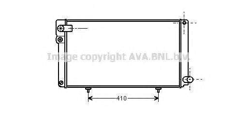 AVA QUALITY COOLING PE2042 Радіатор, охолодження двигуна