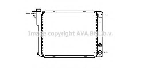 AVA QUALITY COOLING PE2056 Радіатор, охолодження двигуна