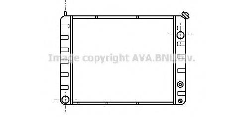 AVA QUALITY COOLING PE2104 Радіатор, охолодження двигуна