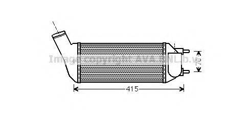 AVA QUALITY COOLING PE4341 Інтеркулер