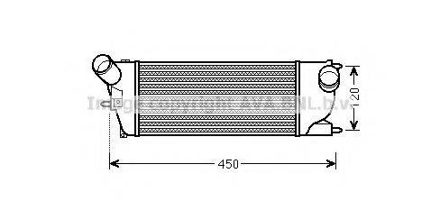 AVA QUALITY COOLING PE4345 Інтеркулер