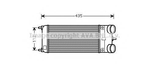 AVA QUALITY COOLING PE4353 Інтеркулер