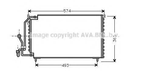 AVA QUALITY COOLING PE5162 Конденсатор, кондиціонер