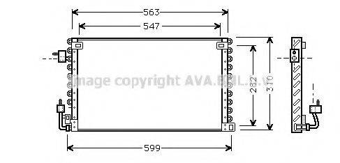 AVA QUALITY COOLING PE5180 Конденсатор, кондиціонер