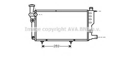 AVA QUALITY COOLING PEA2095 Радіатор, охолодження двигуна