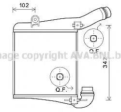 AVA QUALITY COOLING PR4077 Інтеркулер