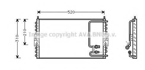 AVA QUALITY COOLING PR5020 Конденсатор, кондиціонер