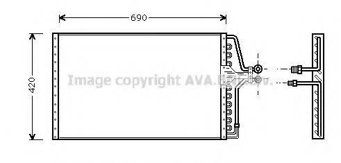 AVA QUALITY COOLING PT5001 Конденсатор, кондиціонер