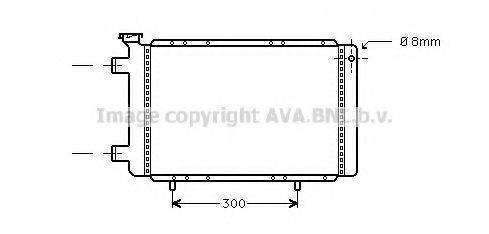 AVA QUALITY COOLING RT2021 Радіатор, охолодження двигуна