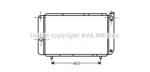 AVA QUALITY COOLING RT2032 Радіатор, охолодження двигуна