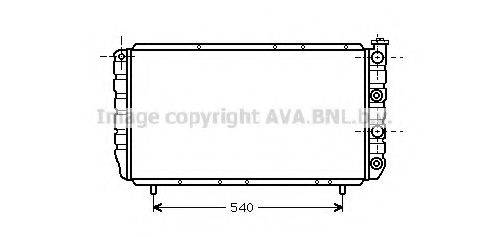 AVA QUALITY COOLING RT2056 Радіатор, охолодження двигуна