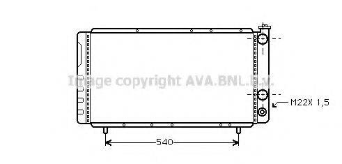 AVA QUALITY COOLING RT2086 Радіатор, охолодження двигуна